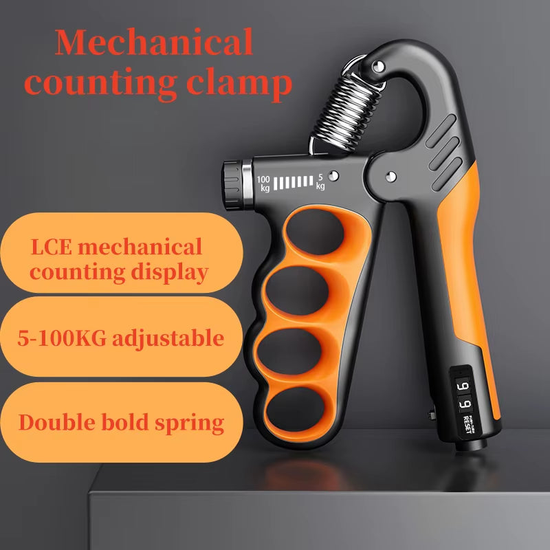 5-100Kg Grip Strength Gym Wrist Expander Hand Strengthener Adjustable Muscle Recovery Fitness Hand Strength Exercise